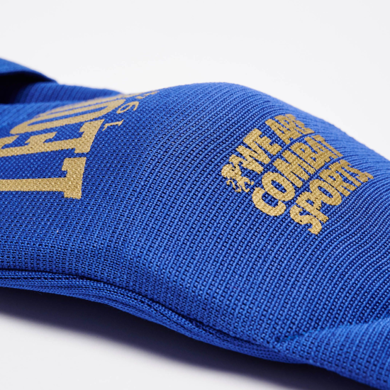 Coderas para Muay Thai Leone Color Azul PR341 "DNA"