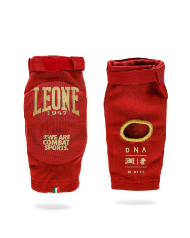Coderas para Muay Thai Leone Color Rojo PR341 "DNA"