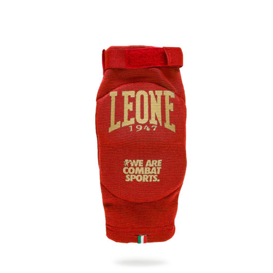 Coderas para Muay Thai Leone Color Rojo PR341 "DNA"