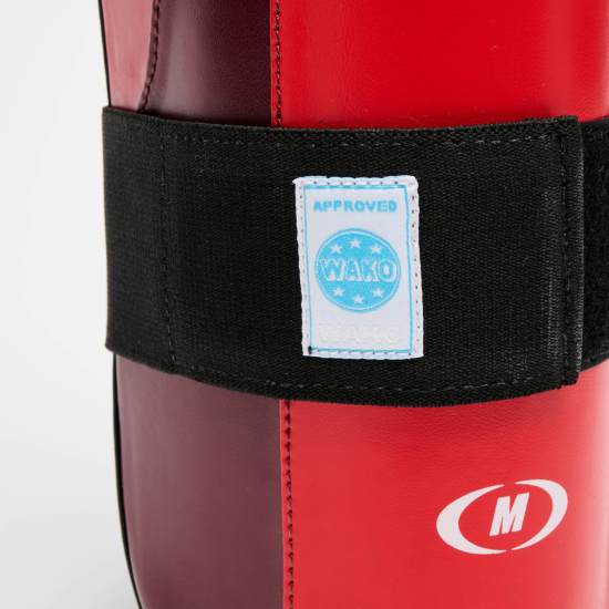Espinilleras  Leone 1947 "DNA" Color rojo PT189 WAKO