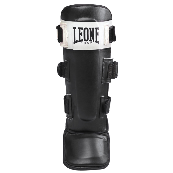 Espinilleras Leone 1947 "Shock" Color Negro PT111