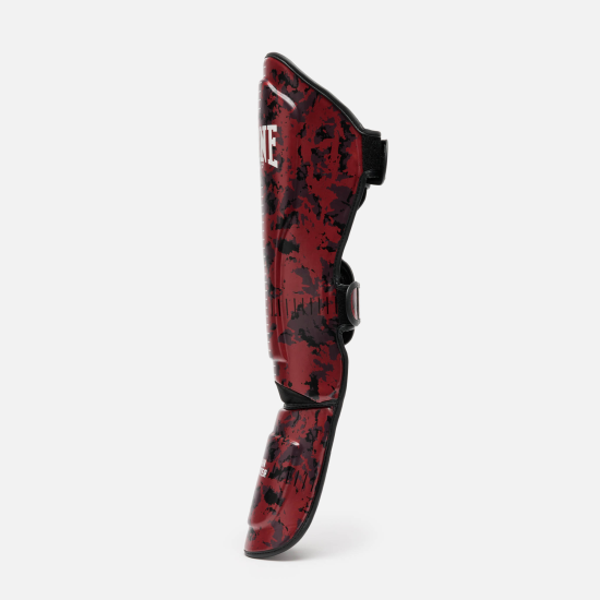 Espinilleras Leone 1947 Urban Fighter camo rojo