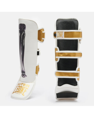 Espinilleras Leone 1947 X Iuter edicion limitada colo blanco