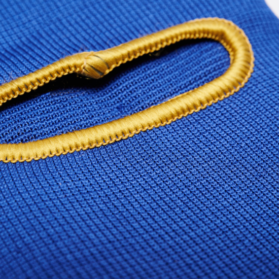 Espinilleras para deportes de contacto Leone 1947 "DNA" PT123 azul