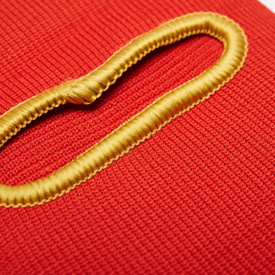 Espinilleras para deportes de contacto Leone 1947 "DNA" PT123 rojo