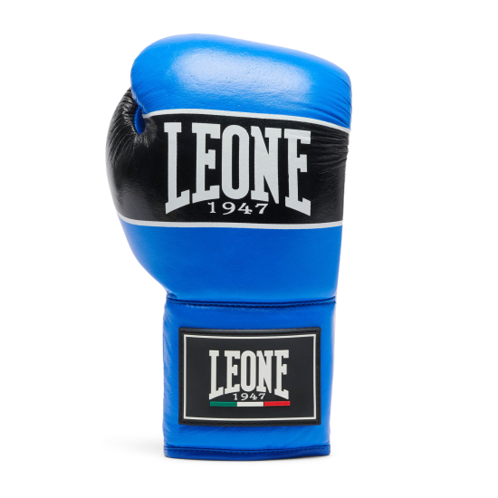 Guantes de boxeo de cuerdas Leone 1947 Shock Pro GN057L azul