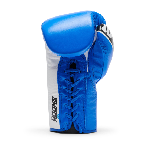 Guantes de boxeo de cuerdas Leone 1947 Shock Pro GN057L azul