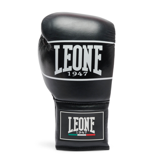 Guantes de boxeo de cuerdas Leone 1947 Shock Pro GN057L negro