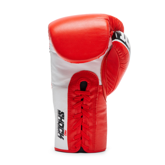 Guantes de boxeo de cuerdas Leone 1947 Shock Pro GN057L rojo
