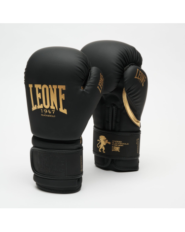 Guantes Leone 1947 "Black&Gold" Color Negro GN059D