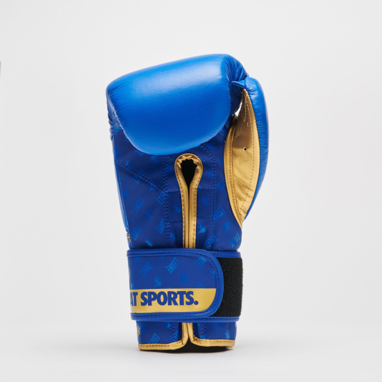 Guantes de Boxeo Leone 1947 "DNA" GN220 azul WAKO 10 Oz