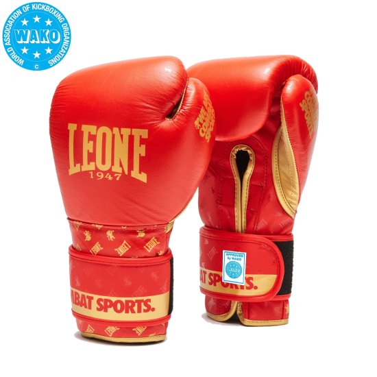 Guantes de Boxeo Leone 1947 "DNA" GN220 WAKO rojo