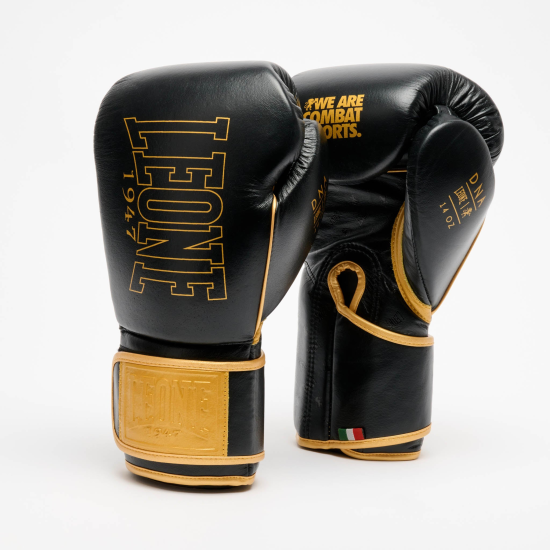Guantes de boxeo Leone 1947 DNA Premium negro GN002
