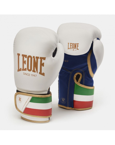 Guantes de Boxeo Leone 1947 "Italy 47" Color Blanco GN039