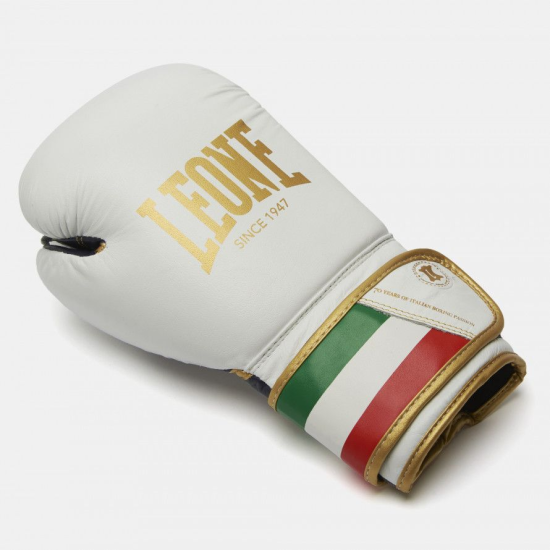 Guantes de Boxeo Leone 1947 "Italy 47" Color Blanco GN039