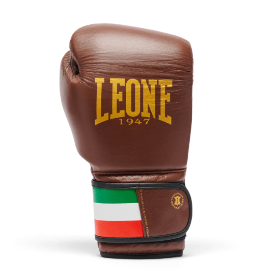 Guantes de Boxeo Leone 1947 "Italy 47" Color marron vintage GN039