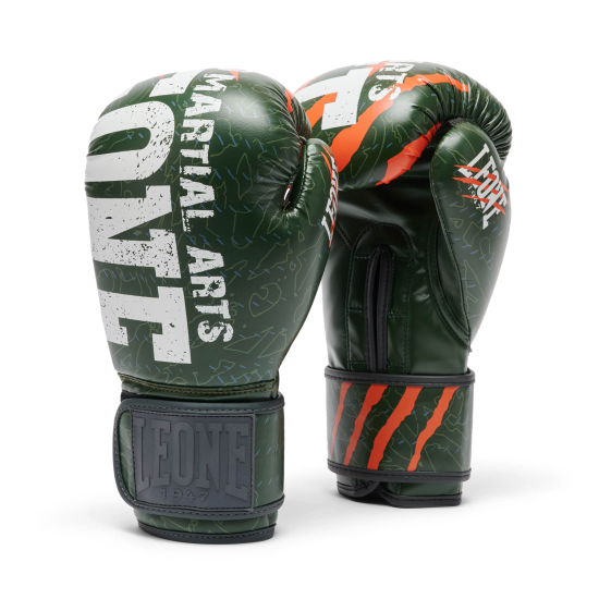 Guantes de boxeo Leone 1947 "Primal Instinct" GN004 verde