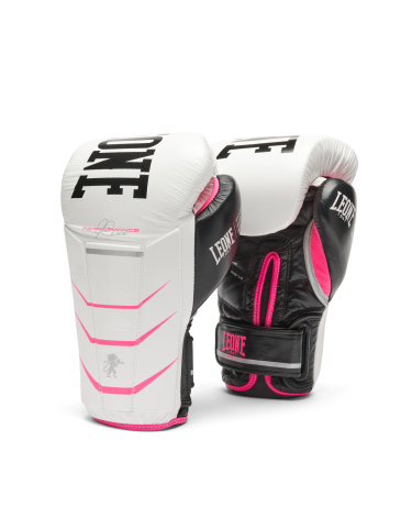 Guantes de Boxeo Leone 1947 "Revo Fluo" Color Blanco GN110F