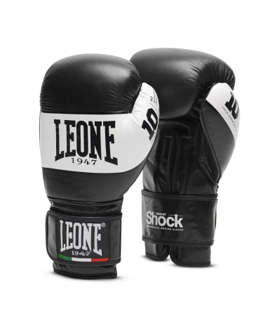 Guantes de Boxeo Leone 1947 "Shock" Color Negro GN047