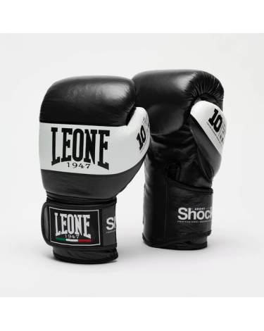 Guantes de Boxeo Leone 1947 "Shock" Color Negro GN047