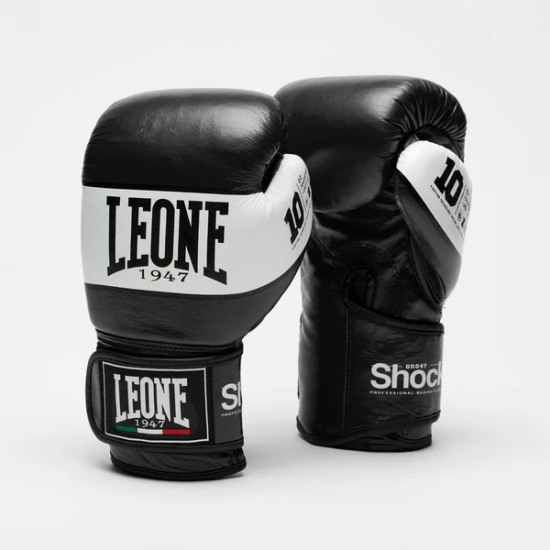 Guantes de Boxeo Leone 1947 "Shock" Color Negro GN047