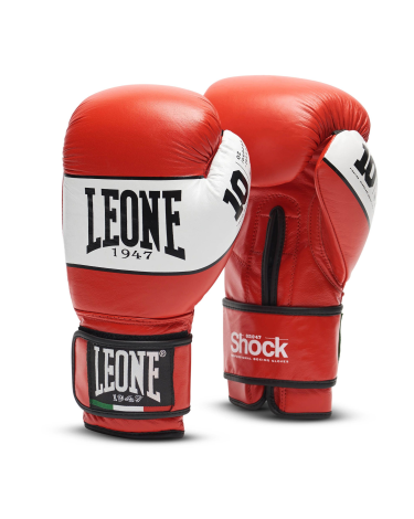 Guantes de Boxeo Leone 1947 "Shock" Color Rojo GN047
