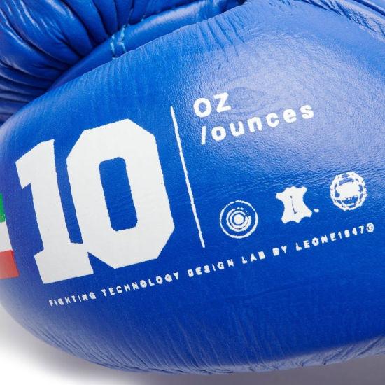 Guantes de Boxeo Leone 1947 "Shock Plus" Color azul GN102L