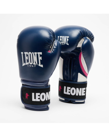 Guantes de boxeo Leone 1947 Stripe 47 GN209 azul