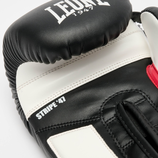 Guantes de boxeo Leone 1947 Stripe 47 GN209 negro