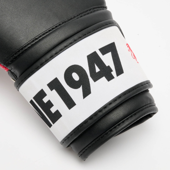 Guantes de boxeo Leone 1947 Stripe 47 GN209 negro