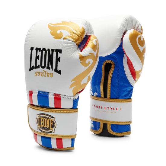 Guantes de Boxeo Leone 1947 "Thai Style" GN114 blanco