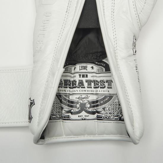 Guantes de Boxeo Leone 1947 "The Greatest" Color Blanco GN111