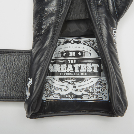 Guantes de Boxeo Leone 1947 "The Greatest" Color Negro GN111