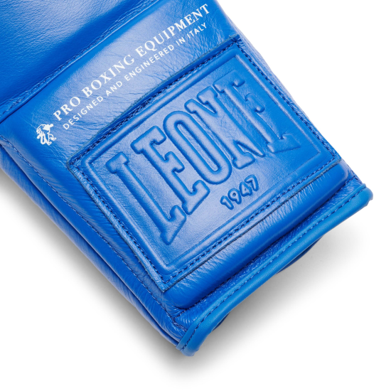 Guantes de Boxeo Leone 1947 "The Greatest" cuerdas azul GN111L