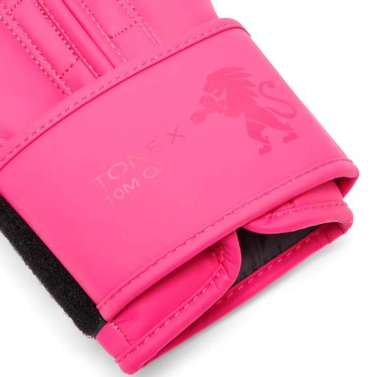 Guantes de boxeo Leone 1947 "Tone X" GN058 color Fucsia 10 Oz