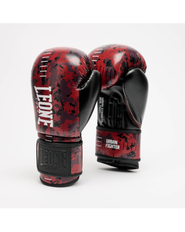 Guantes de boxeo Leone 1947 Urban Fighter rojo camo GN335