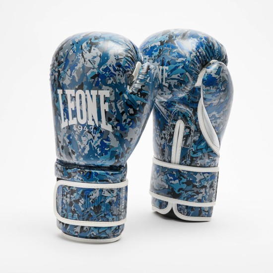 Guantes de boxeo Leone 1947 Urban Fighter azul GN309