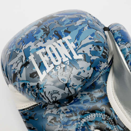Guantes de boxeo Leone 1947 Urban Fighter azul GN309