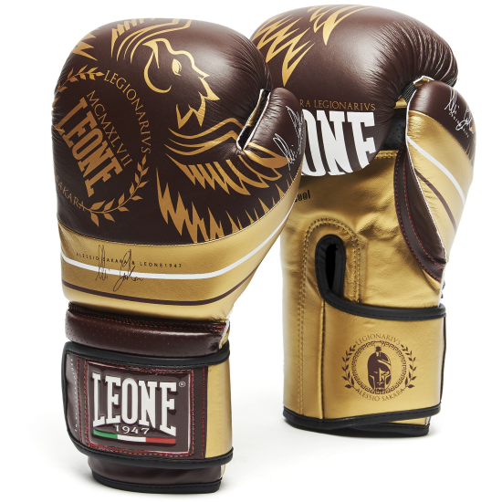 Guantes de Boxeo Leone "Legionarivs" by Alessio Sakara GN202 10 OZ Burdeos
