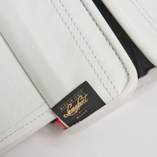 Guantes de boxeo Leone Sport "Orlando Tricolore" Cuerdas color blanco