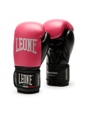 Guantes de Boxeo Leone "Thunder" Color fucsia GN383
