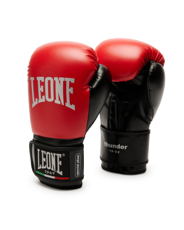 Guantes de Boxeo Leone "Thunder" Color rojo GN383