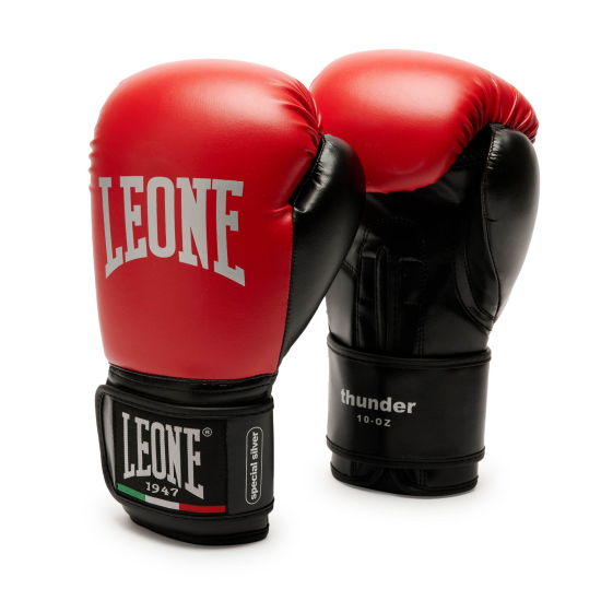 Guantes de Boxeo Leone "Thunder" Color rojo GN383