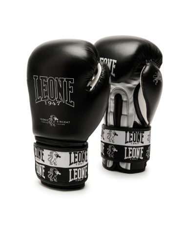 Guantes de Boxeo Leone1947 "Iconic" Color negro GN208