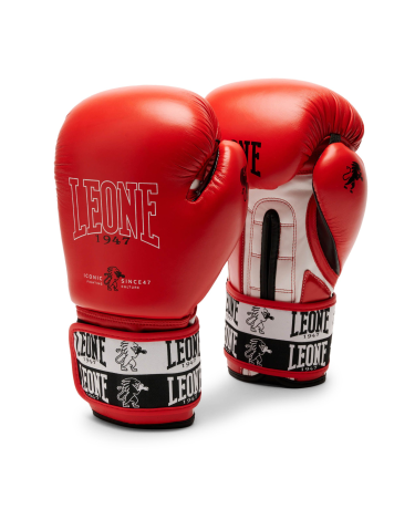 Guantes de Boxeo Leone1947 "Iconic" Color Rojo GN208