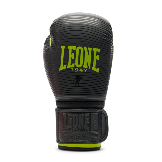 Guantes de Boxeo Leone1947 "Waves" Color negro GN313 10 oz/M