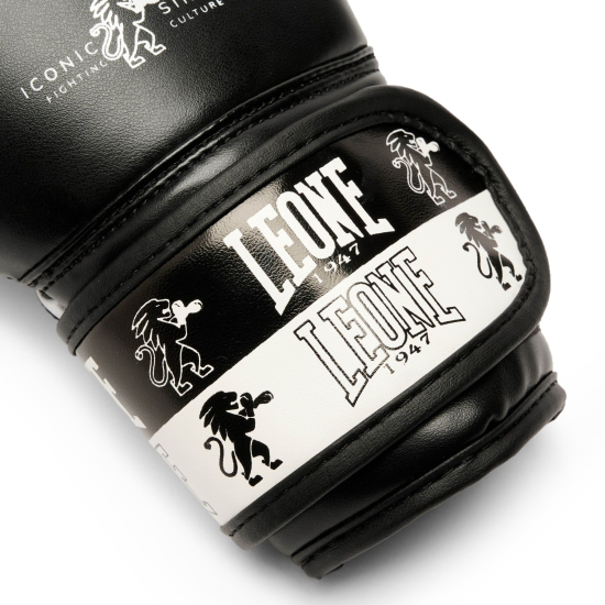 Guantes de Boxeo para Niño Leone 1947 "Iconic Junior" negro 6 Oz  GN408J
