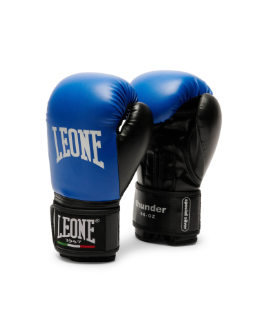 Guantes de Boxeo para Niño Leone "Thunder Junior" Color azul 6 Oz GN383J