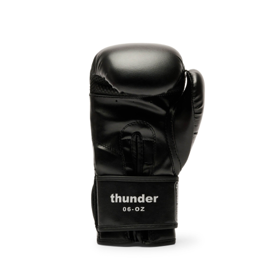 Guantes de Boxeo para Niño Leone "Thunder Junior" Color Negro 4 Oz GN383J