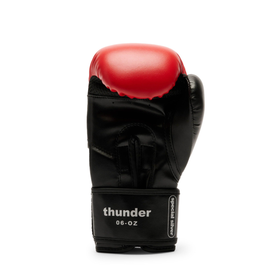 Guantes de Boxeo para Niño Leone "Thunder Junior" Color rojo 6 Oz GN383J